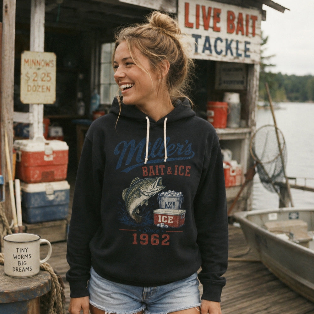 Miller's Bait and Ice Hoodie